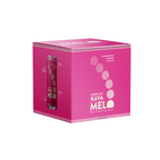 4 pack pink box of Kava Melo with a can inside on a white background