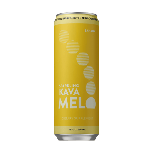 Melo Sparkling Kava – Banana (12oz Cans) - Melo