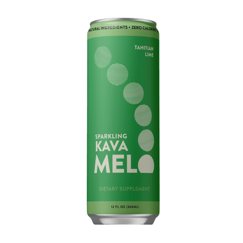 Melo Sparkling Kava – Tahitian Lime (12oz Cans) - Melo