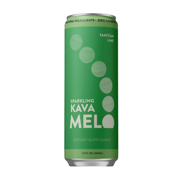 Melo Sparkling Kava – Tahitian Lime (12oz Cans) - Melo
